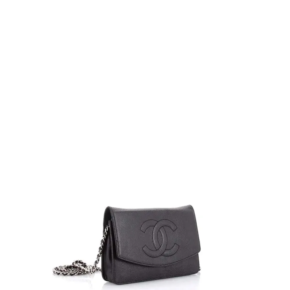 Chanel Timeless Wallet On Chain Caviar #229894C24B